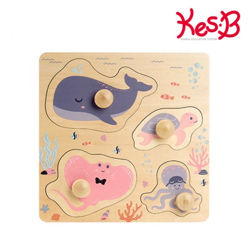 [캐스비]튼튼 점보꼭지퍼즐 6종(1140set) (종류 선택가능)