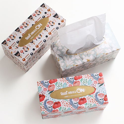 [행복제지] 생활공감 ON 미용티슈 3입