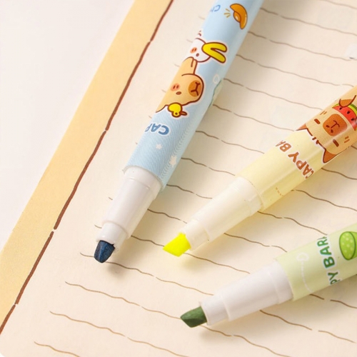 [아트필드] 카피바라 형광펜 6색