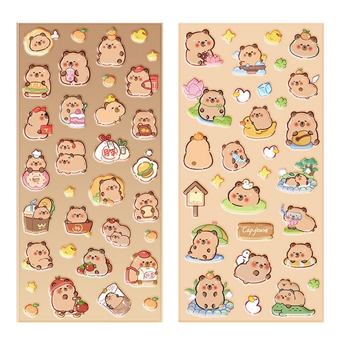 [아트필드] 카피바라 말랑 스티커
