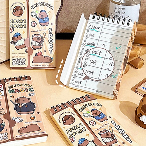 [아트필드] 카피바라 스프링 단어 암기 노트