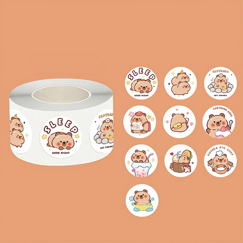 [아트필드] 카피바라 롤스티커