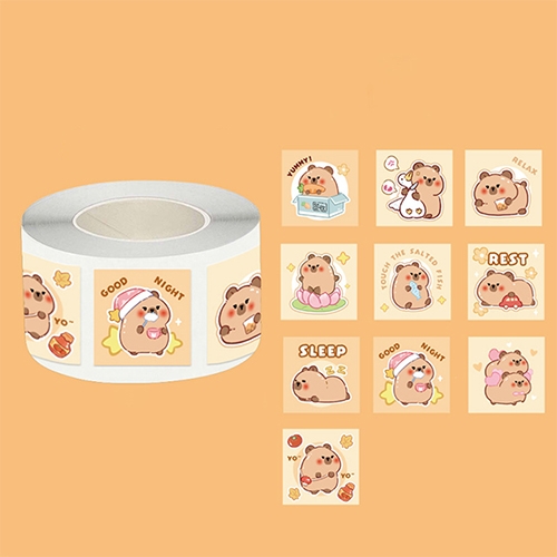 [아트필드] 카피바라 롤스티커