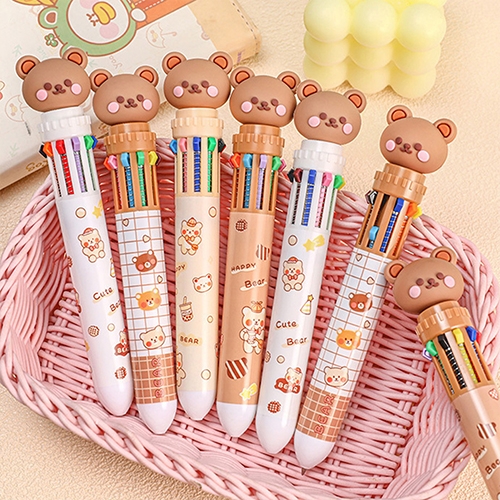 [아트필드] 해피 베어 10색 볼펜