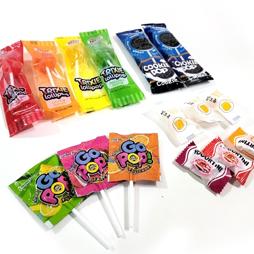얼큰 애니멀 간식 꾸러미 구디백 소포장 롤리팝 젤리 캔디 캐러멜 (5개)