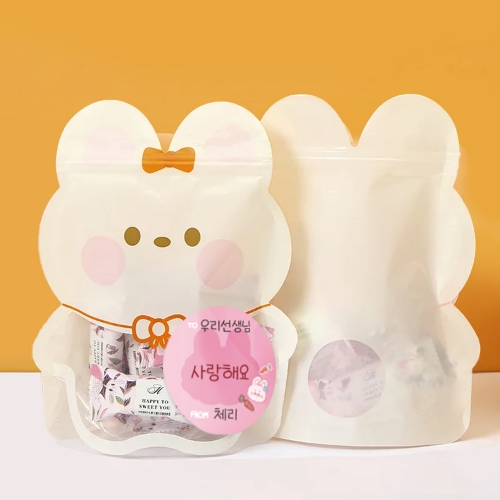 얼큰 애니멀 간식 꾸러미 구디백 소포장 롤리팝 젤리 캔디 캐러멜 (5개)