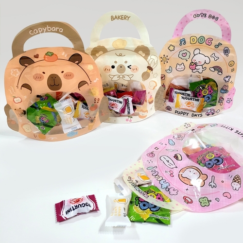 핸드백 간식 꾸러미 구디백 소포장 롤리팝 캔디 (4개)