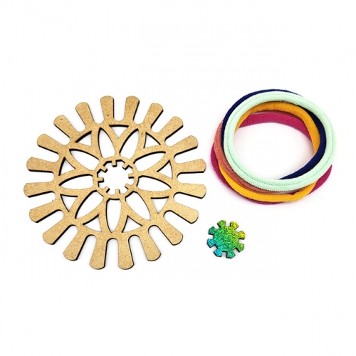 양말목 꽈배기 컵받침 편직양말목 세트-크리스탈 모음