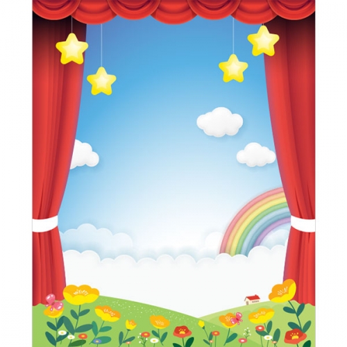 [파티붕붕]D3891 무대 배경 현수막 / 발표회 현수막 어린이집 유치원 학예회 재롱잔치 포토존