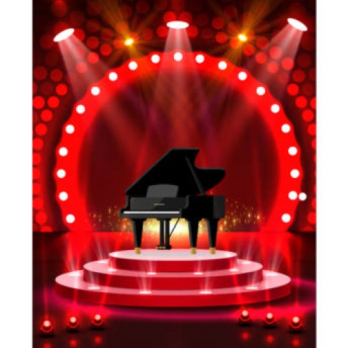 [파티붕붕]D3427 피아노 연주회 현수막 / 유치원 어린이집 재롱잔치 학예회 발표회 현수막