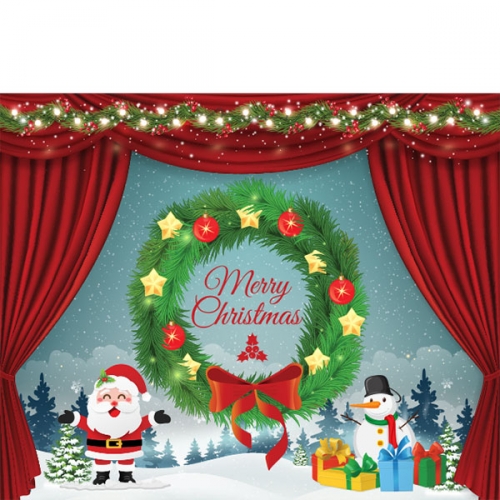 [파티붕붕]CH3938 성탄절 현수막 / 유치원 어린이집 크리스마스 포토존 현수막 제작