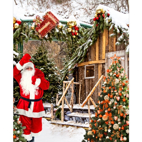 [파티붕붕]CH3930 성탄절 현수막 / 겨울 현수막 어린이집 유치원 크리스마스 배경 포토존