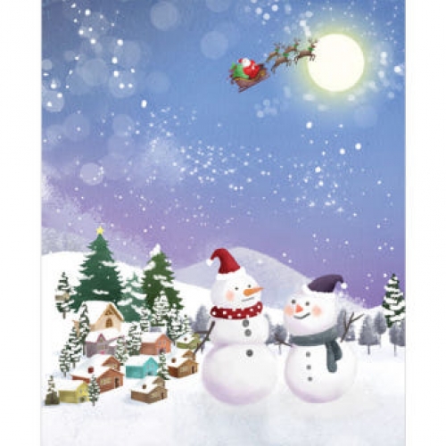 [파티붕붕]D3973 겨울 현수막 / 유치원 어린이집 겨울배경 포토존 현수막 제작