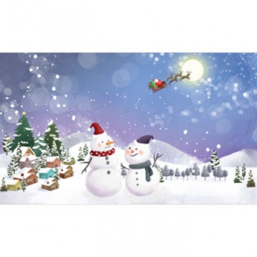 [파티붕붕]D3973 겨울 현수막 / 유치원 어린이집 겨울배경 포토존 현수막 제작