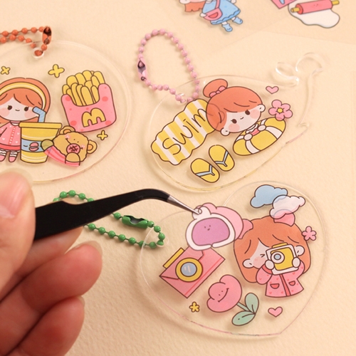 [아이디몬] 모양 아크릴 키링만들기 B세트