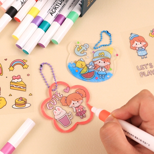 [아이디몬] 모양 아크릴 키링만들기 B세트