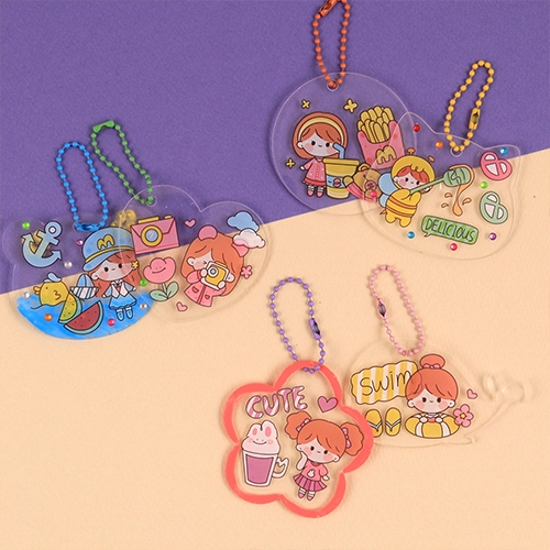 [아이디몬] 모양 아크릴 키링만들기 B세트