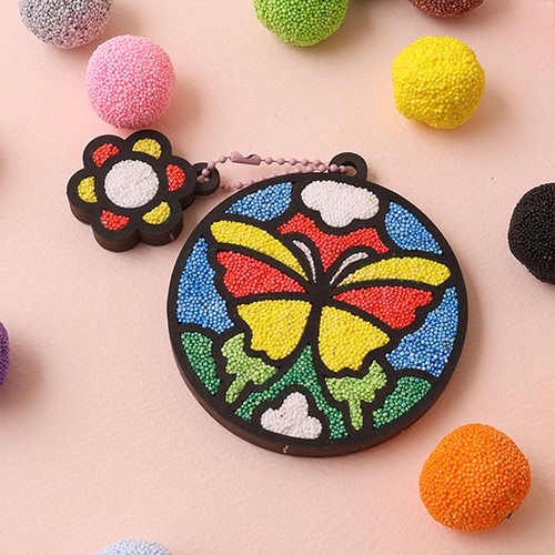 [아이디몬] 우드 DIY 클레이 손거울 만들기 (2종/클레이 포함)