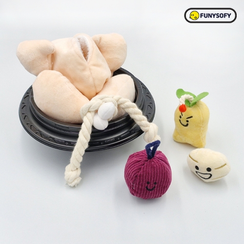 퍼니소피 헝겊 복날 삼계탕 만들기 세트 (역할놀이 지폐 증정)