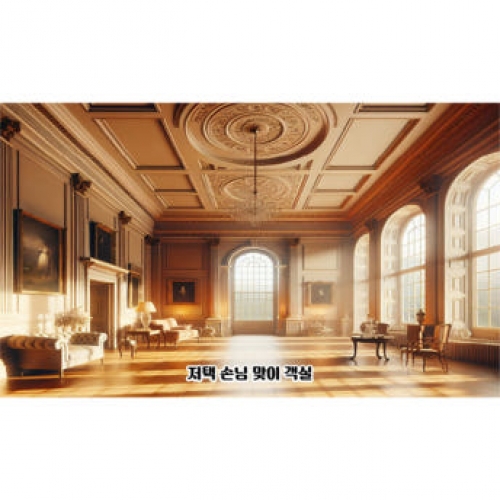 [파티붕붕] D4921 현수막 / 어린이집 유치원 궁전 내부 배경 현수막 제작