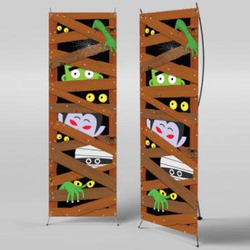 [파티붕붕]X배너 190 / 할로윈 배너 어린이집 유치원 할로윈 소품