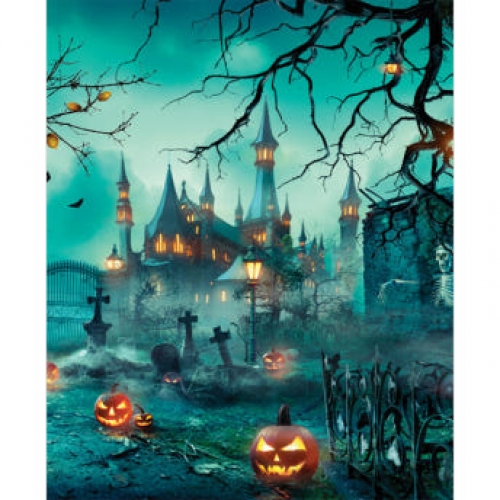 [파티붕붕] H3383 호박 현수막 / 할로윈 현수막 학원 카페 캠핑장 매장 할로윈파티 포토존