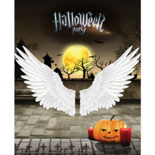 [파티붕붕] H3379 할로윈 현수막 / 유치원 어린이집 할로윈데이 날개 포토존 배경 현수막