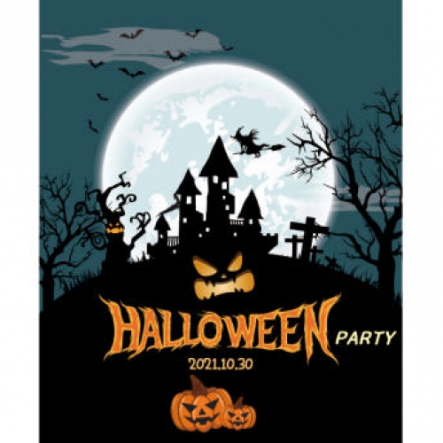 [파티붕붕] H144 현수막 / 할로윈 제작 파티용품 포토존 용품