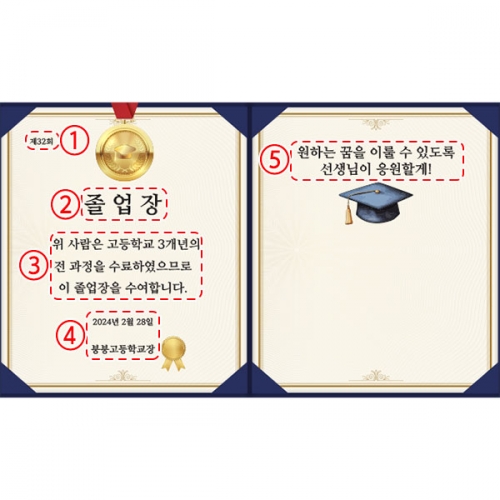 [파티붕붕] D3899 졸업 현수막 / 중학교 초등학교 졸업장 현수막 졸업식 포토존