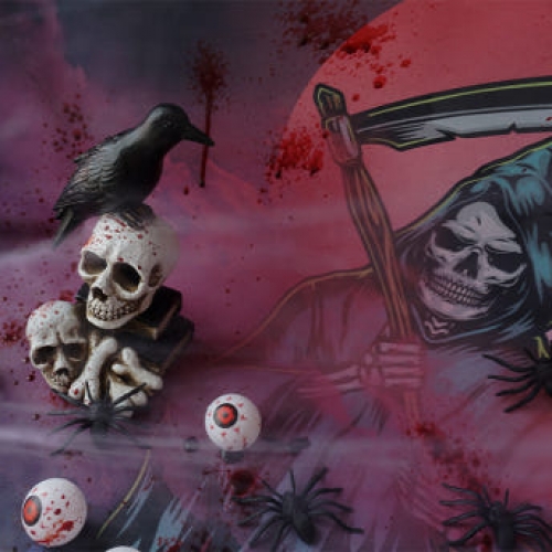 [파티붕붕] H130 현수막 / 할로윈현수막 할로윈파티용품 할로윈배너 할로윈데코