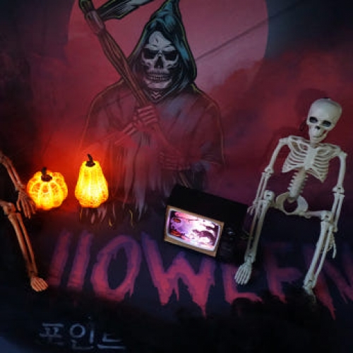 [파티붕붕] H130 현수막 / 할로윈현수막 할로윈파티용품 할로윈배너 할로윈데코