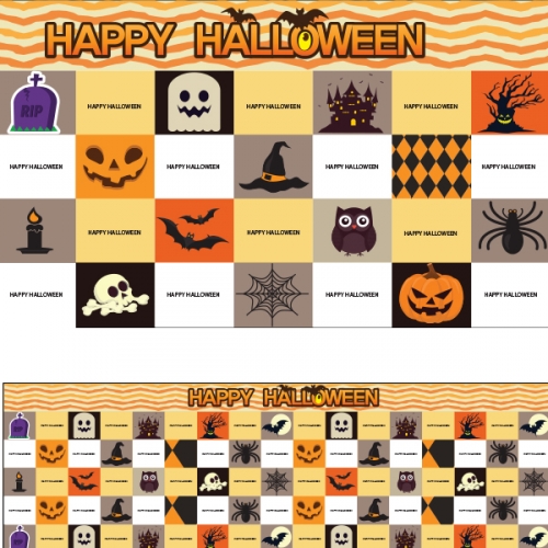 [파티붕붕]H049 현수막 / 할로윈현수막 포토존현수막 할로윈데코