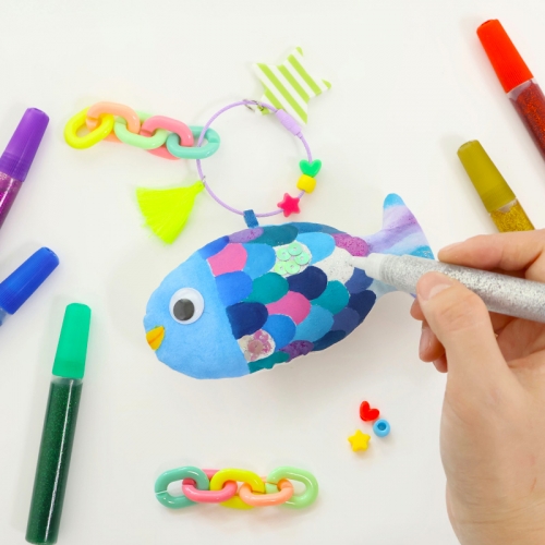 물고기 인형 키링 1set