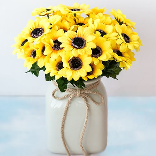 가을 국화꽃 해바라기꽃