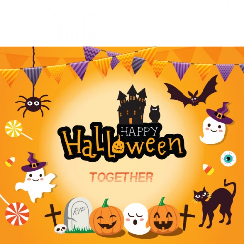 [파티붕붕]H103 현수막 / 할로윈현수막 할로윈소품 할로윈파티용품 할로윈장식 할로윈배너