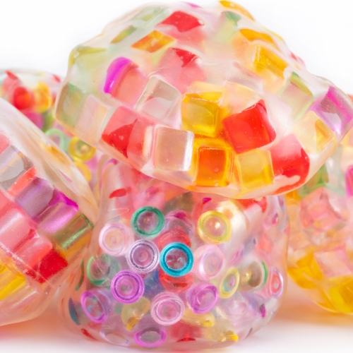 크런치 바스락 스톤 말랑이 주물럭 스퀴시 (6개)