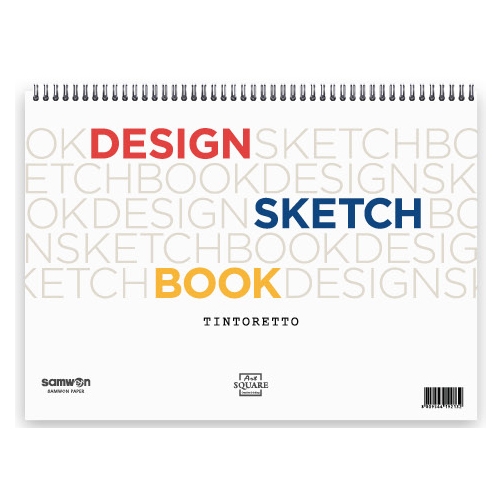 [삼원특수지] 아트스퀘어 디자인스케치북 띤또레또 (4종 택1)