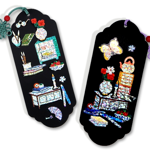 [하하당] 책가도 자개 책갈피