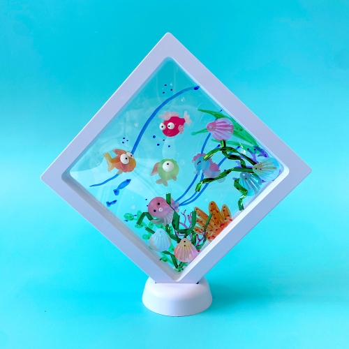 신비한 바다탐험 입체액자 만들기