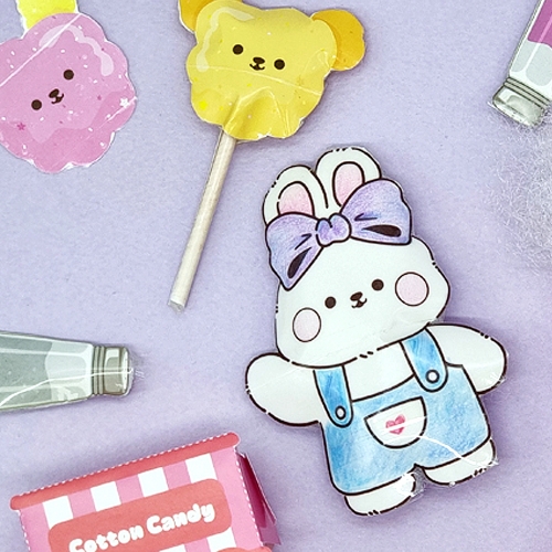 솜솜이 종이스퀴시 만들기세트 (8개)