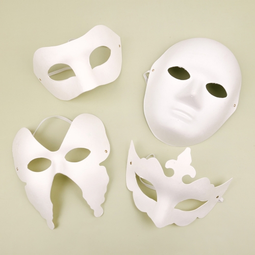 [대원피앤피] 종이 가면(4종 택1/무지/역할놀이)