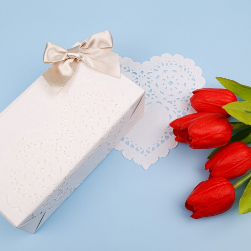 [대원피앤피] 종이 레이스 하트(2종 택1/장식소품/선물포장)