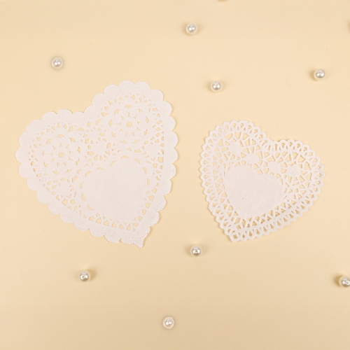 [대원피앤피] 종이 레이스 하트(2종 택1/장식소품/선물포장)