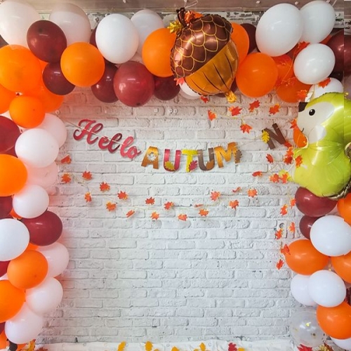 [파티붕붕]안녕 가을 가랜드 / 어린이집 유치원 가을 교실 꾸미기 단풍 환경판 모빌 구성