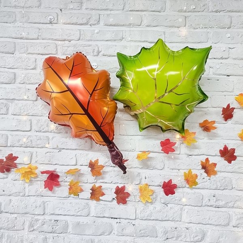 [파티붕붕]가을 낙엽 가랜드 / 가을 소품 단풍 낙엽 가랜드 장식 어린이집 환경판