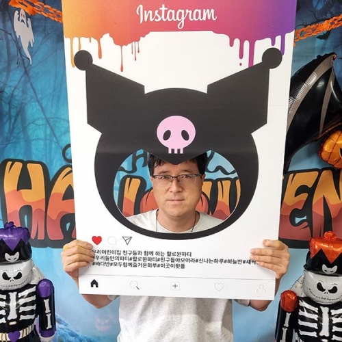 [파티붕붕]할로윈 포토존 03 / 할로윈 산리오 쿠로미 포토존 꾸미기 포맥스 판넬