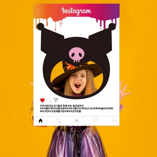 [파티붕붕]할로윈 포토존 03 / 할로윈 산리오 쿠로미 포토존 꾸미기 포맥스 판넬
