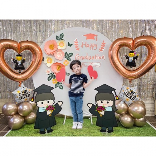 [파티붕붕]풍선스티커 182 / 커스텀 졸업 스티커 레터링 졸업식 축하 포토존 메세지