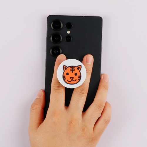 메이크문구 스마트톡 원형 흰색