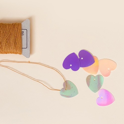 [대원피앤피] 스팡클 하트 모양(3종 택1/비즈/장식소품)